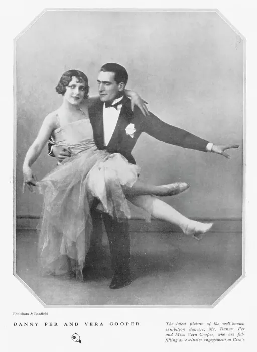 Framed Print : Exhibition dancers Danny Fer and Vera Copper Framed Print : Exhibition dancers Danny Fer and Vera Copper