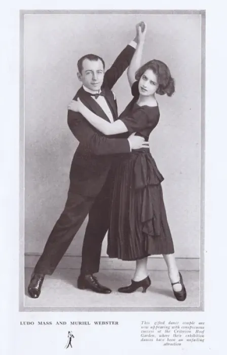 Framed Print : Exhibition dancers Ludo Mass and Muriel Webster, London, 192 Framed Print : Exhibition dancers Ludo Mass and Muriel Webster, London, 192