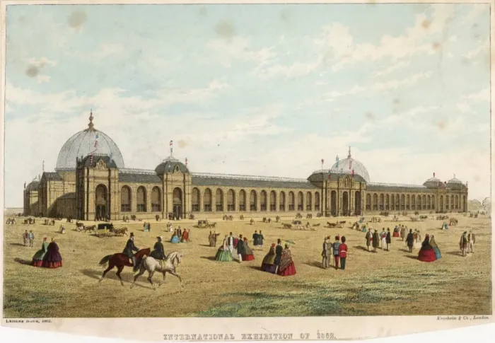 Framed Print : Exhibition London 1862 Framed Print : Exhibition London 1862