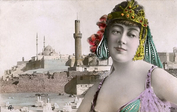 Exotic Eastern Woman - Citadel, Tombs of Mamluks, Cairo