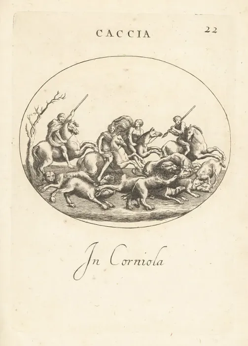Framed Print : Exotic hunting spectacle from the Roman Circus Framed Print : Exotic hunting spectacle from the Roman Circus