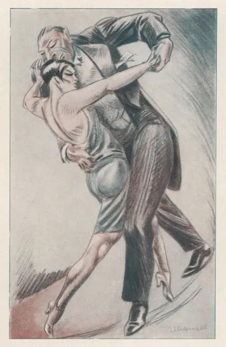 Framed Print : TWO EXPERT DANCERS Framed Print : TWO EXPERT DANCERS