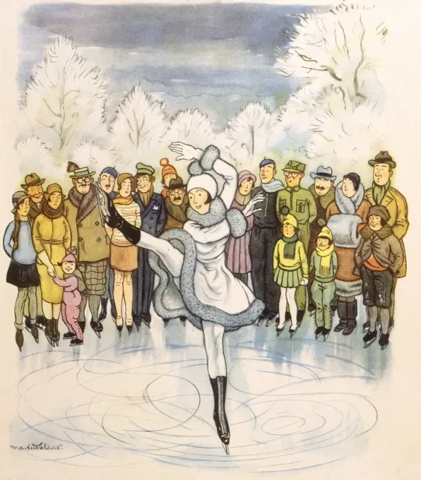 Framed Print : Expert Ice Skater 1930S Framed Print : Expert Ice Skater 1930S