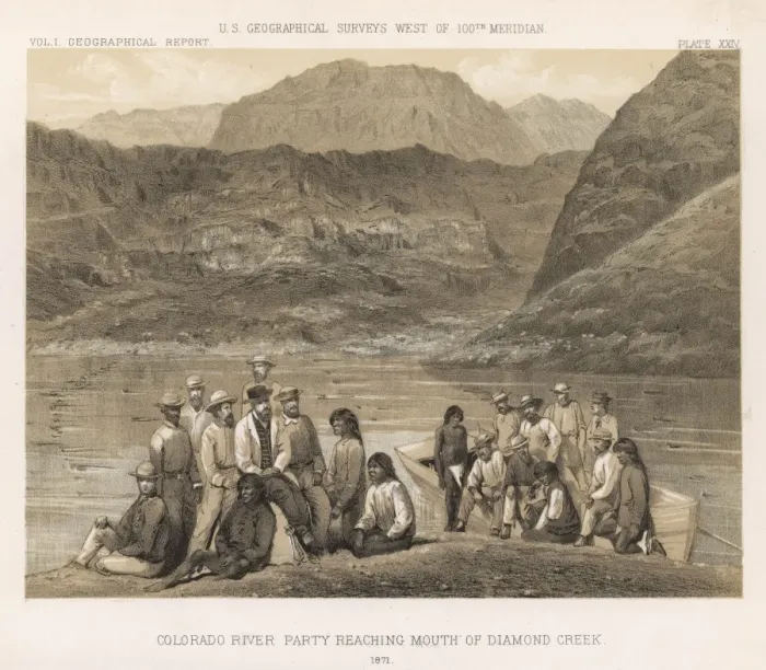 Framed Print : Exploring Colorado River