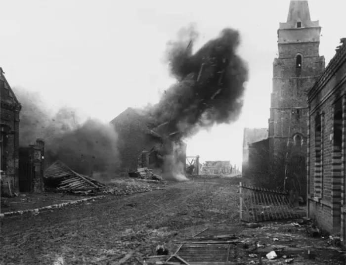 Framed Print : Explosion 1917 Framed Print : Explosion 1917