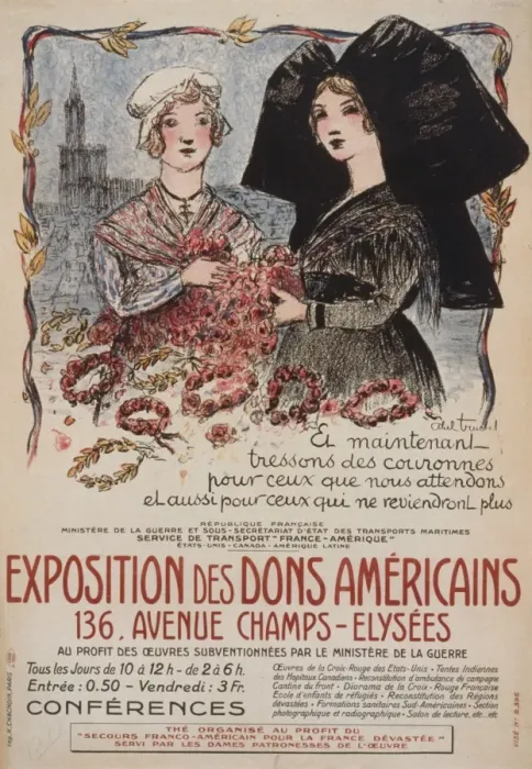 Framed Print : Exposition des dons americains Framed Print : Exposition des dons americains