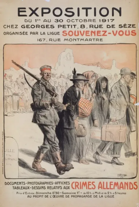 Framed Print : Exposition du 1er au 30 octobre 1917... organisee par l Framed Print : Exposition du 1er au 30 octobre 1917... organisee par l
