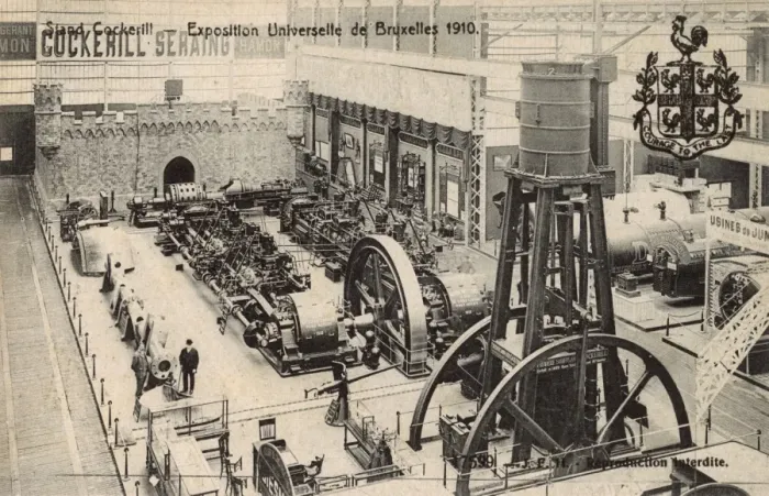 Framed Print : Exposition Universelle de Bruxelles - Cockerill Framed Print : Exposition Universelle de Bruxelles - Cockerill