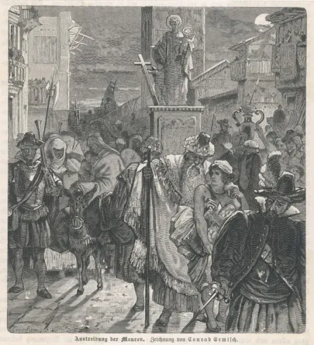 Framed Print : Expulsion of the Moors Framed Print : Expulsion of the Moors