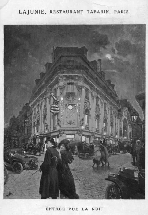 Framed Print : Exterior fa硤e of LaJunie, restaurant-tabarin, Montmartre Framed Print : Exterior fa硤e of LaJunie, restaurant-tabarin, Montmartre