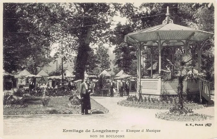 Framed Print : Exterior garden of the Ermitage de Longchamp, Paris, 1920s Framed Print : Exterior garden of the Ermitage de Longchamp, Paris, 1920s