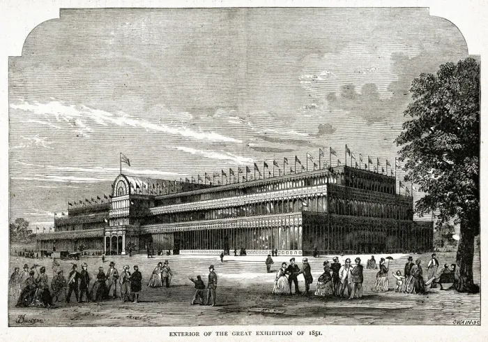 Framed Print : Exterior of the Great Exhibition of 1851 Framed Print : Exterior of the Great Exhibition of 1851