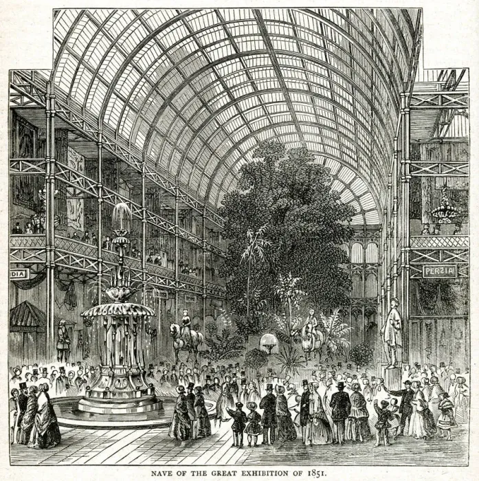 Framed Print : Exterior of the Great Exhibition of 1851 Framed Print : Exterior of the Great Exhibition of 1851