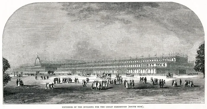 Framed Print : Exterior of the Great Exhibition 1851 Framed Print : Exterior of the Great Exhibition 1851