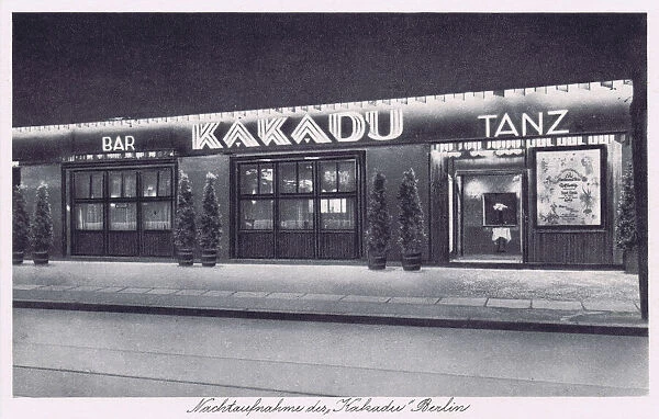 Exterior of the Kakadu bar, Berlin, 1920s
