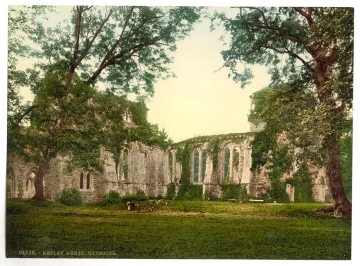 Framed Print : Exterior, Netley Abbey, England Framed Print : Exterior, Netley Abbey, England