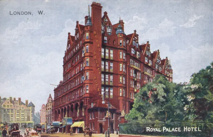 Framed Print : The exterior of the Royal Palace Hotel, Kensington, London Framed Print : The exterior of the Royal Palace Hotel, Kensington, London