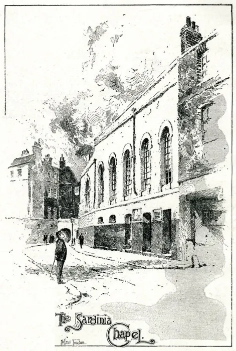 Framed Print : Exterior of the Sardinian Chapel, 1897 Framed Print : Exterior of the Sardinian Chapel, 1897