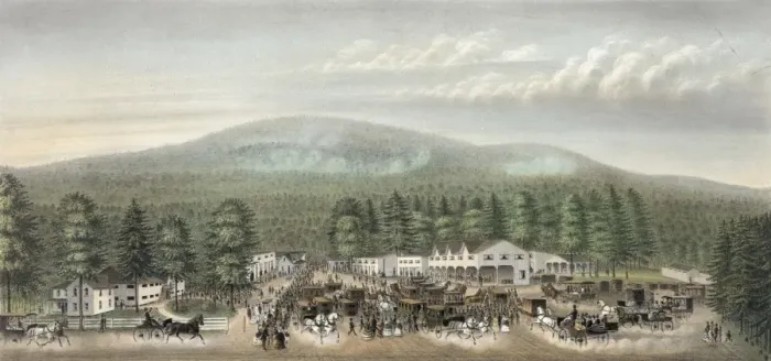 Framed Print : Exterior view of West Branch camp meeting, Clinton Co. Pa Framed Print : Exterior view of West Branch camp meeting, Clinton Co. Pa