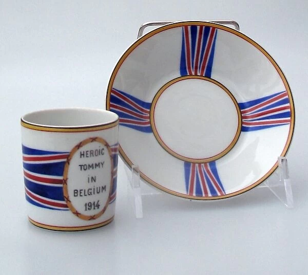 An extremely rare porcelain coffee cup - WWI