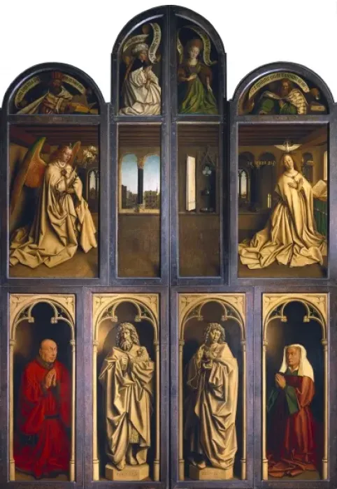 Framed Print : EYCK, Jan van (1390-1441); EYCK, Hubert van (1370-1426) Framed Print : EYCK, Jan van (1390-1441); EYCK, Hubert van (1370-1426)
