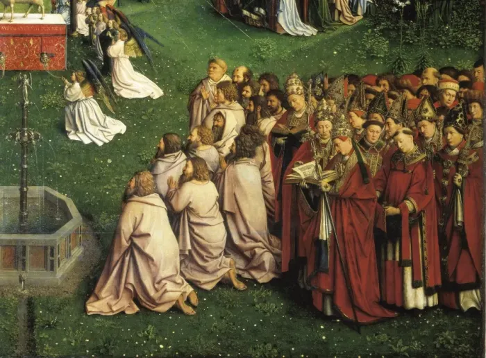 Framed Print : EYCK, Jan van (1390-1441); EYCK, Hubert van (1370-1426) Framed Print : EYCK, Jan van (1390-1441); EYCK, Hubert van (1370-1426)