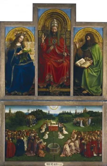 Framed Print : EYCK, Jan van (1390-1441); EYCK, Hubert van (1370-1426) Framed Print : EYCK, Jan van (1390-1441); EYCK, Hubert van (1370-1426)