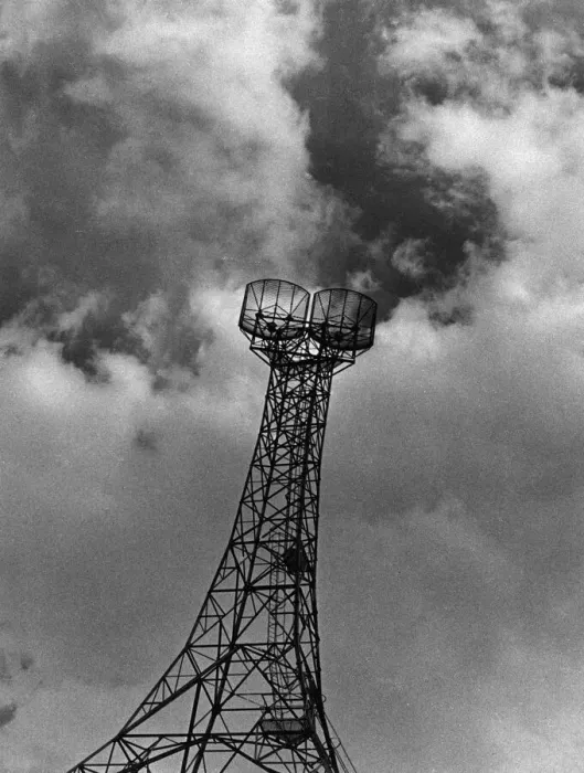 Framed Print : The Eyes of the Nation, the BBC television aerials on the Museum Television Framed Print : The Eyes of the Nation, the BBC television aerials on the Museum Television