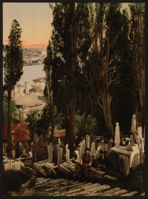 Framed Print : A part of the Eyoub (i. e. Uyup) cemetery, II, Constantinopl Framed Print : A part of the Eyoub (i. e. Uyup) cemetery, II, Constantinopl