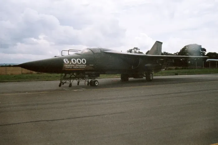 Framed Print : F-111E at Fairford Framed Print : F-111E at Fairford