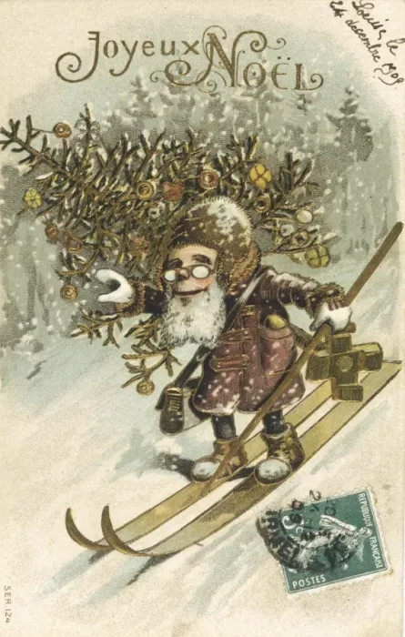 Framed Print : F. Christmas / Ski Framed Print : F. Christmas / Ski