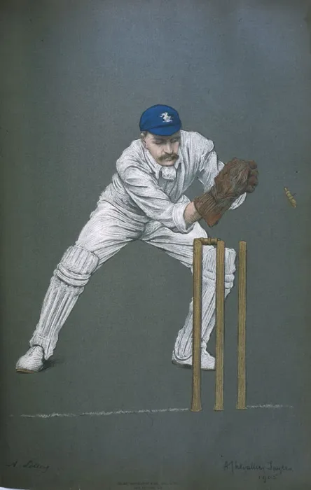 Framed Print : A F A (Dick) Lilley - Cricketer for Warwickshire and England Framed Print : A F A (Dick) Lilley - Cricketer for Warwickshire and England
