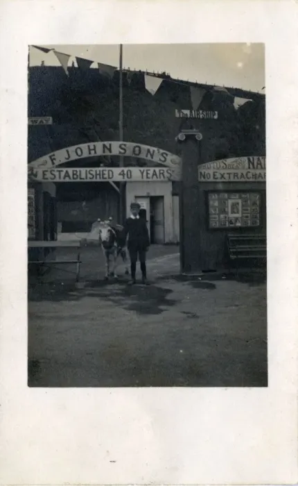 Framed Print : F Johnsons Fairground, Unknown Location, Isle of Man Framed Print : F Johnsons Fairground, Unknown Location, Isle of Man