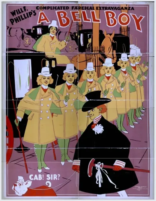 Framed Print : Will F. Phillips complicated farcical extravaganza, A bell Framed Print : Will F. Phillips complicated farcical extravaganza, A bell