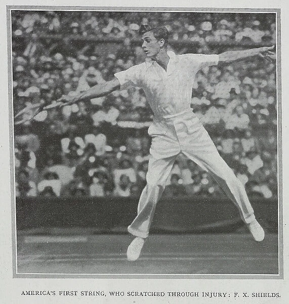 F. X. Shields, Tennis Player