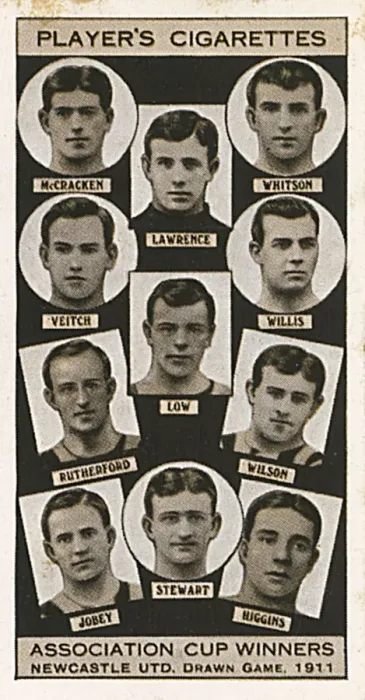 Framed Print : FA Cup finalists - Newcastle United, 1911, drawn game Framed Print : FA Cup finalists - Newcastle United, 1911, drawn game