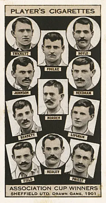 Framed Print : FA Cup finalists - Sheffield United, drawn game 1901 Framed Print : FA Cup finalists - Sheffield United, drawn game 1901