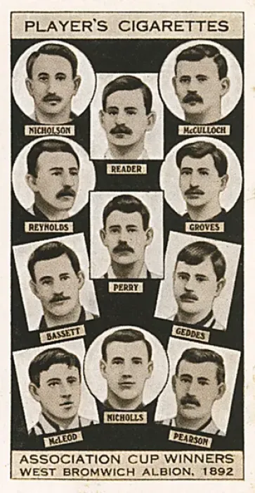 Framed Print : FA Cup winners - West Bromwich Albion, 1892 Framed Print : FA Cup winners - West Bromwich Albion, 1892