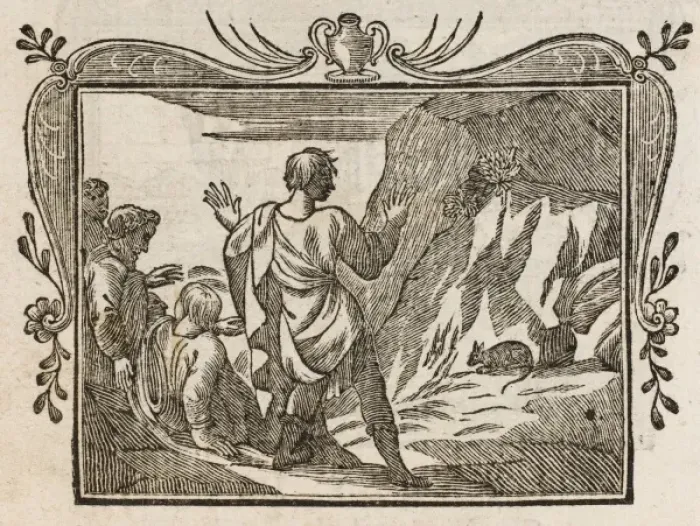 Framed Print : Fable / Mountain in Labour Framed Print : Fable / Mountain in Labour