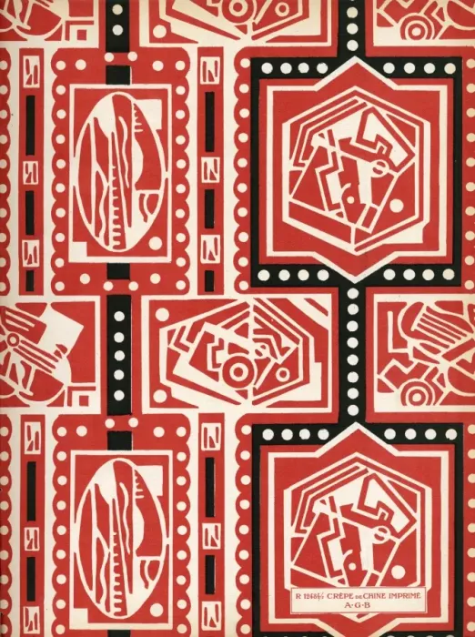 Framed Print : Fabric design, Art Gout Beaute, 1924 Framed Print : Fabric design, Art Gout Beaute, 1924