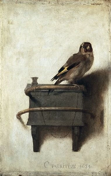 FABRITIUS, Carel (1622-1654). The Goldfinch. ca