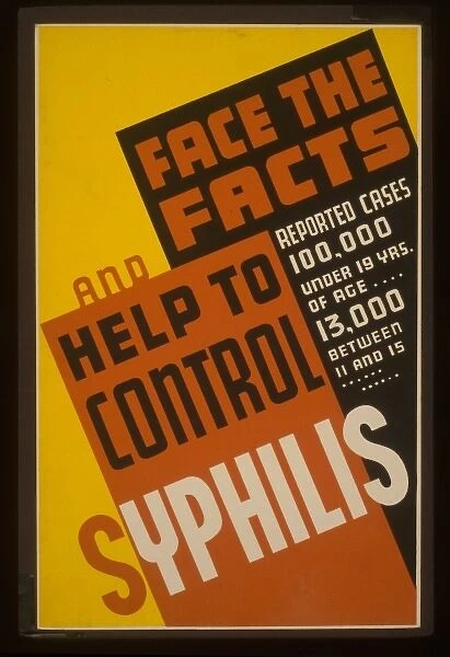 Face the facts and help to control syphilis Reported cases 1