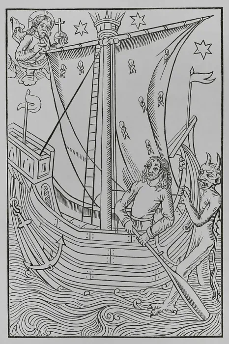 Framed Print : Facsimile of a 15th century engraving Framed Print : Facsimile of a 15th century engraving
