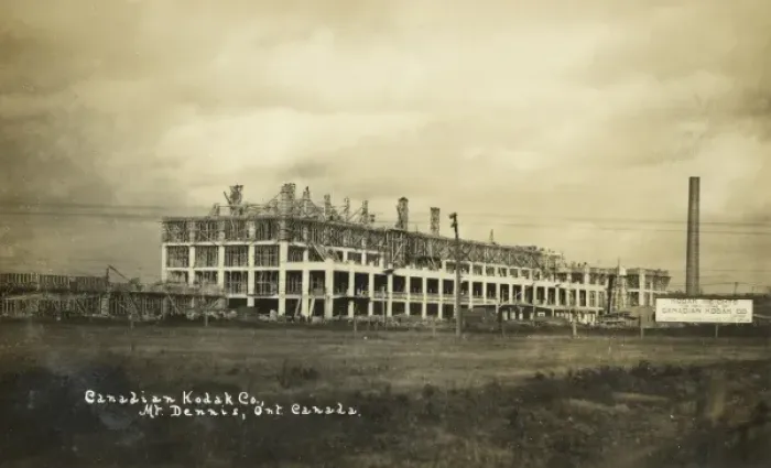 Framed Print : A factory of the Canadian Kodak company Framed Print : A factory of the Canadian Kodak company