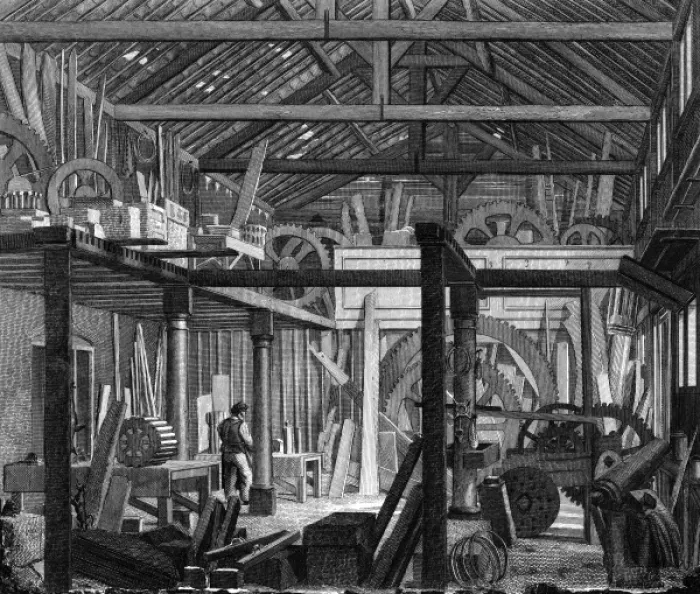 Framed Print : Factory Interior Framed Print : Factory Interior