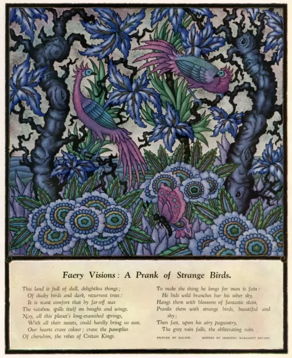 Framed Print : Faery Visions - a Prank of Strange Birds Framed Print : Faery Visions - a Prank of Strange Birds