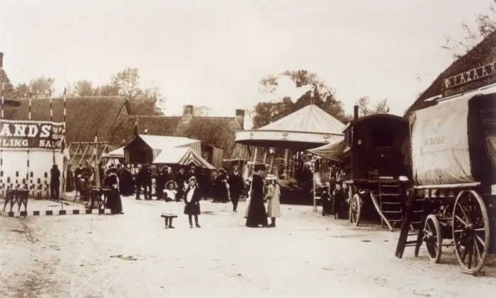 Framed Print : Fair at Aston, 1910 Framed Print : Fair at Aston, 1910