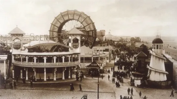 Framed Print : Fair at Blackpool, 1915 Framed Print : Fair at Blackpool, 1915