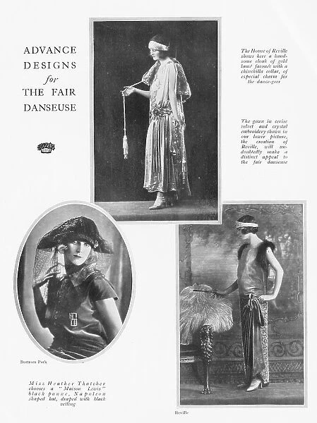 The fair Danseuse showing three London fashion outfits