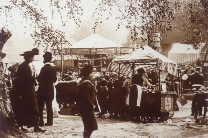 Framed Print : Fair at Hampstead, 1901 Framed Print : Fair at Hampstead, 1901